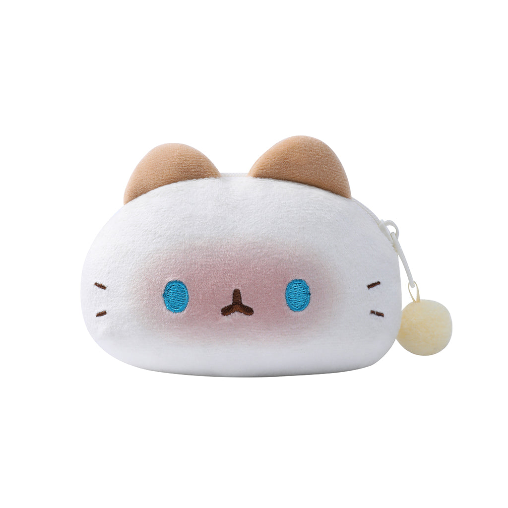 Mima Fluffy Brown Cat Coin Purse - KENJI